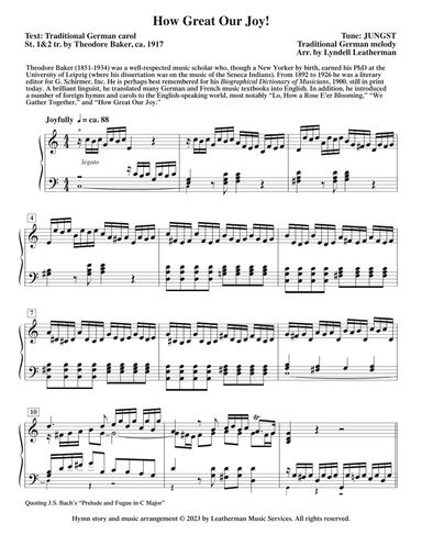 How Great Our Joy! (arr. Lyndell Leatherman)