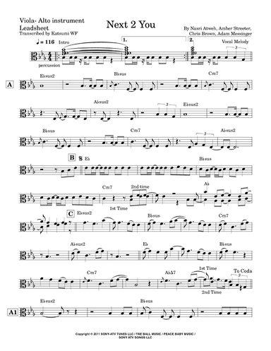 Next 2 You (arr. Katsumi WF)