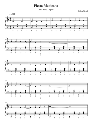 Fiesta Mexicana (arr. Theo Degler)