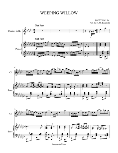 Weeping Willow (arr. Nick Lacanski)