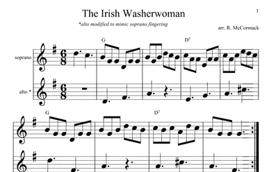 Irish Washerwoman (arr. Robert McCormack)