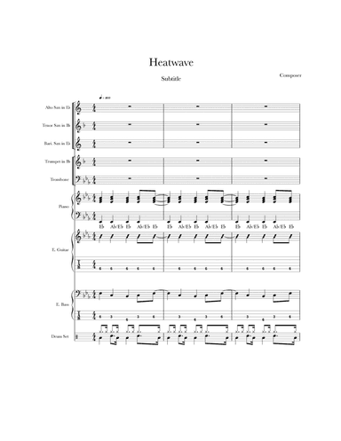 Heat Wave (arr. Vincent Bunnicelli)