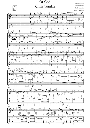 Our God (arr. by ezequiel)