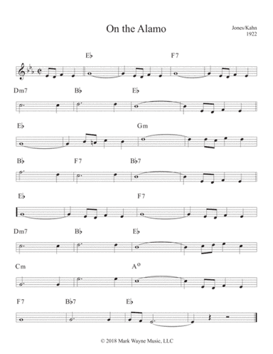 On the Alamo (arr. Mark W. Huxhold)