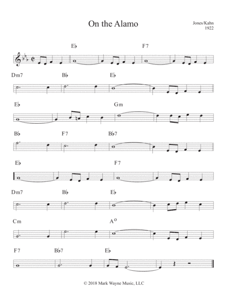 On the Alamo (arr. Mark W. Huxhold)