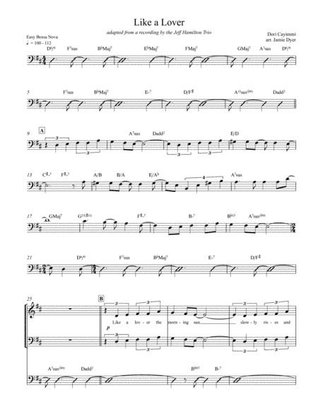 Like A Lover (arr. Jamie Dyer)