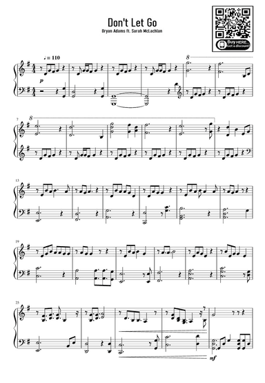 Don't Let Go (arr. eduardo)