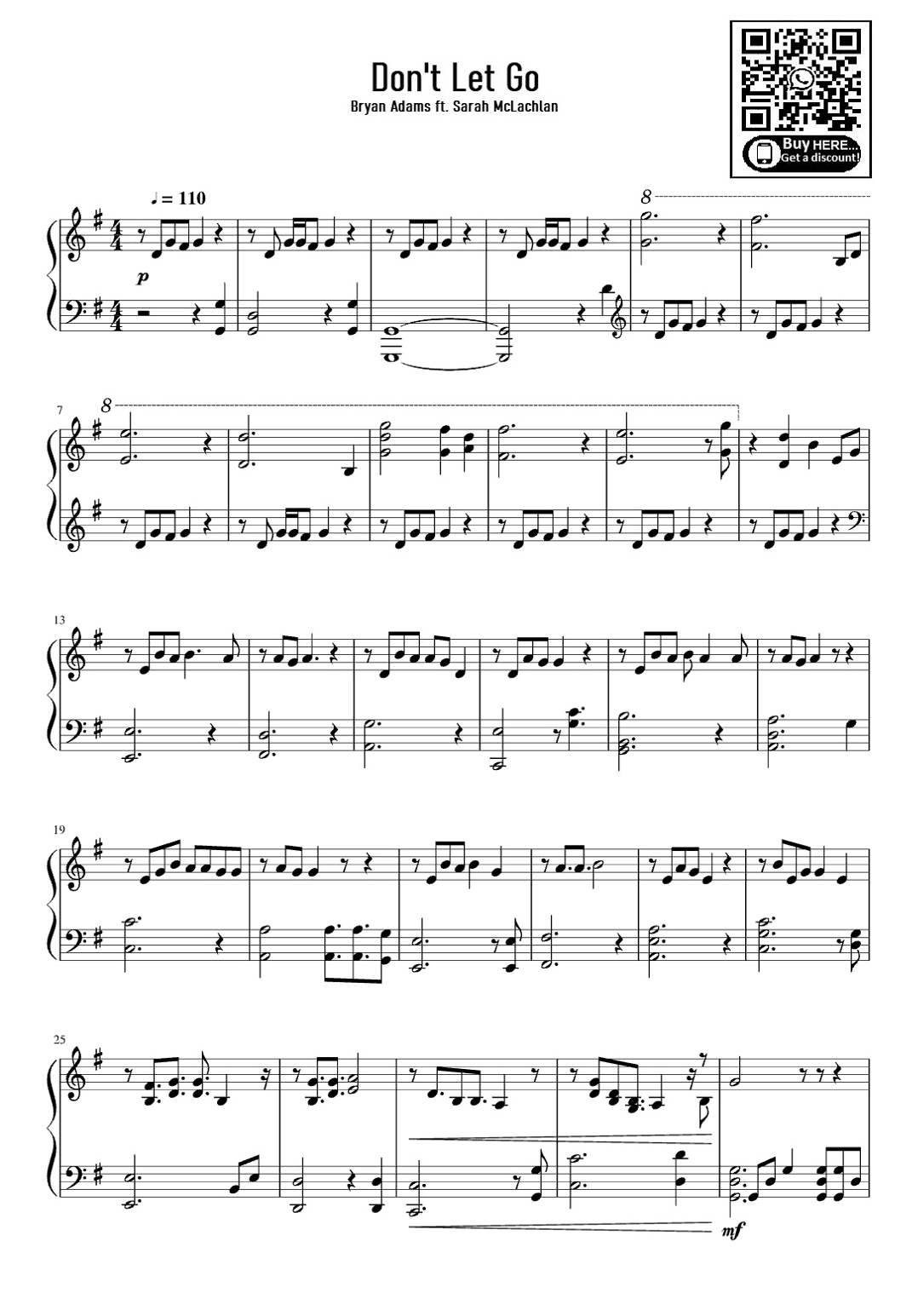 Don't Let Go (arr. eduardo)