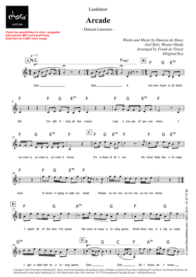 Arcade (arr. Frank de Vreeze)