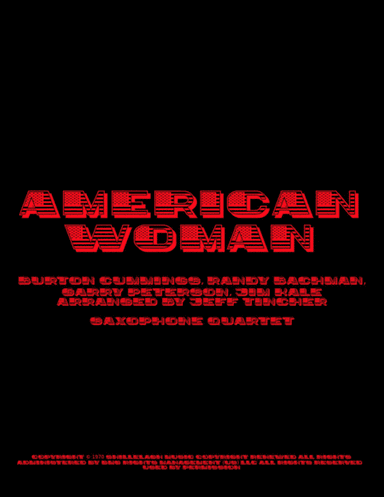 American Woman (arr. Jeff Tincher)