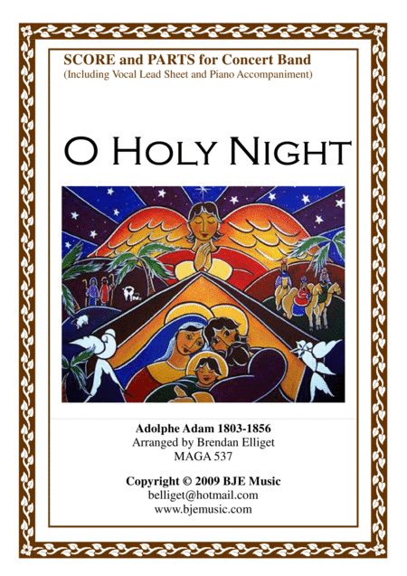 O Holy Night - Concert Band Score and Parts (arr. Brendan Elliget MAGA 537)