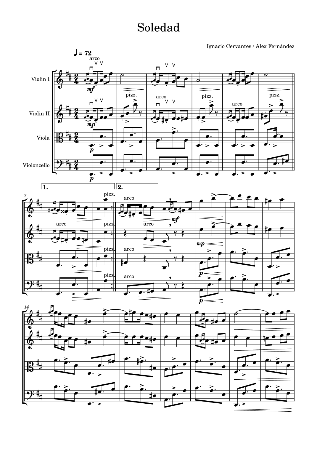 4 Danzas Cubanas for String Quartet SCORE (arr. AleX Fernández)