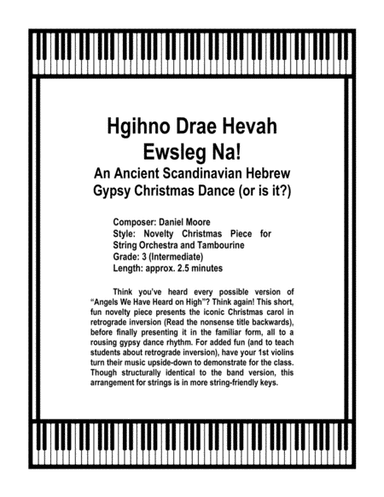 Hgihno Drae Hevah Ewsleg Na! An Ancient Scandinavian Hebrew Gypsy Christmas Dance (or is it?) for St