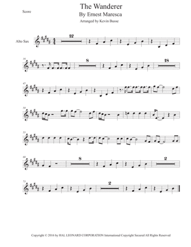 The Wanderer (arr. Kevin Busse)