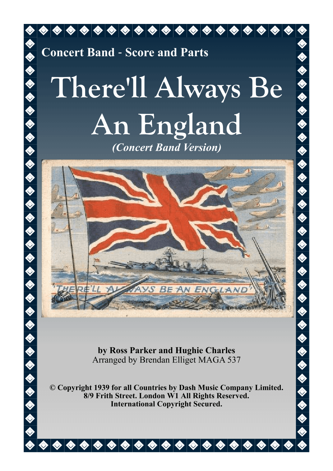 There'll Always Be An England (arr. Brendan James Elliget MAGA 537)