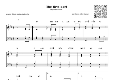 The First Noel - O primeiro natal - fase2 (arr. Sérgio Matias da Cunha)