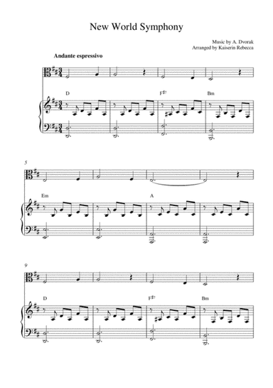 New World Symphony (arr. Kaiserin Rebecca)