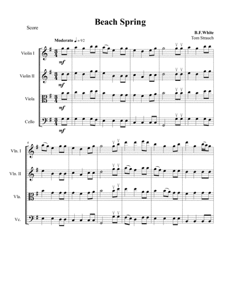 Beach Spring (arr. Thomas Strauch)