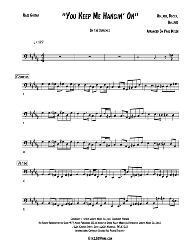 You Keep Me Hangin' On (arr. P Welsh)