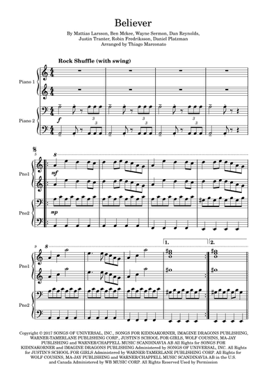 Believer (arr. Thiago Marconato)