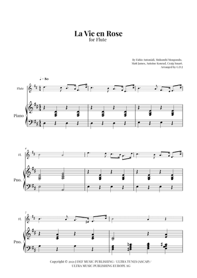 La Vie En Rose (arr. GDJ)