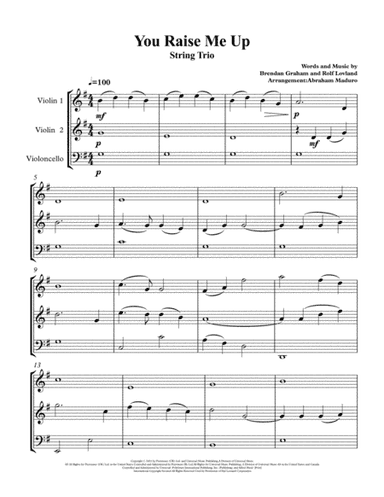 You Raise Me Up (arr. Abraham Maduro)