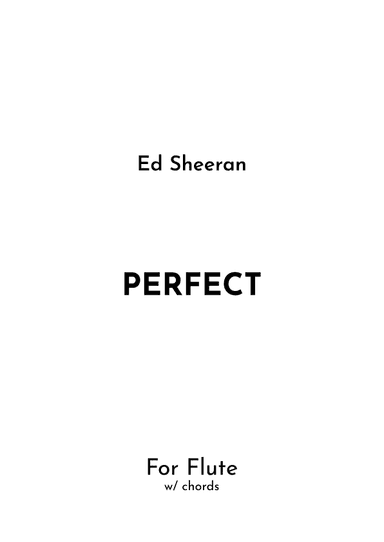Perfect (arr. Jireh J.)