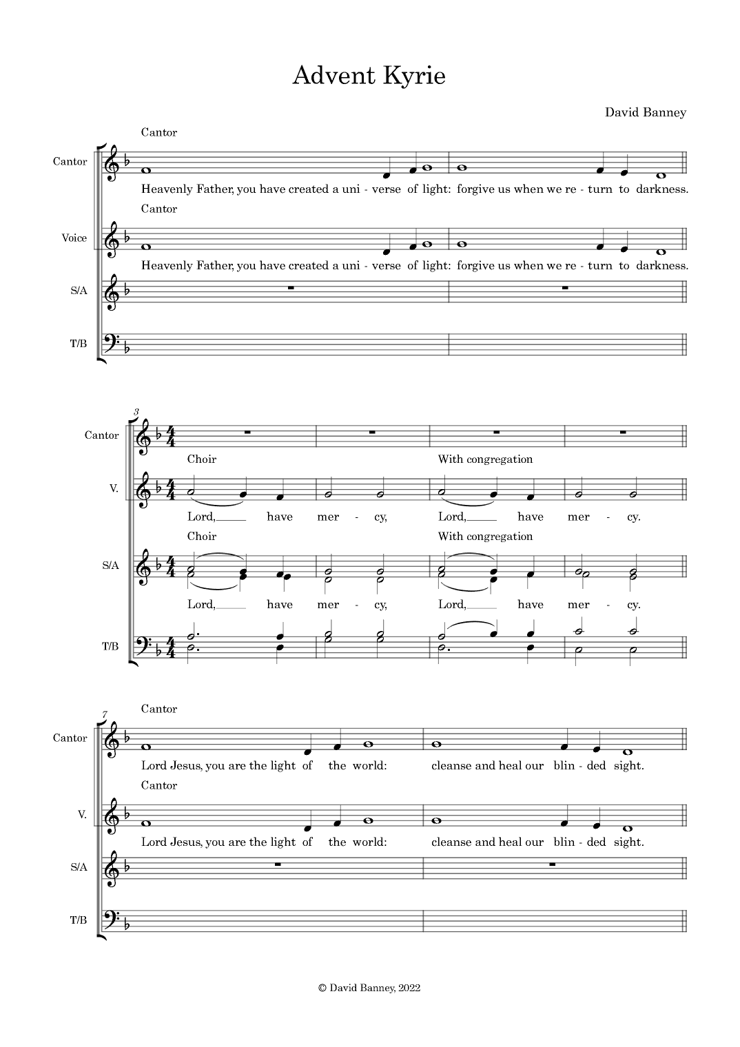 Advent Kyrie
