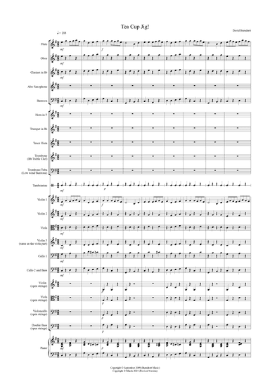Tea Cup Jig! for School Orchestra