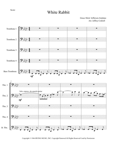 White Rabbit (arr. Jeffrey Cottrell)