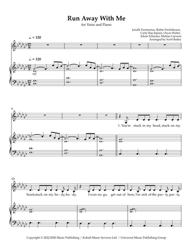 Run Away With Me (arr. Scott Bailey)