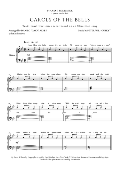 Carol Of The Bells (arr. Danilo "Daca" Alves)