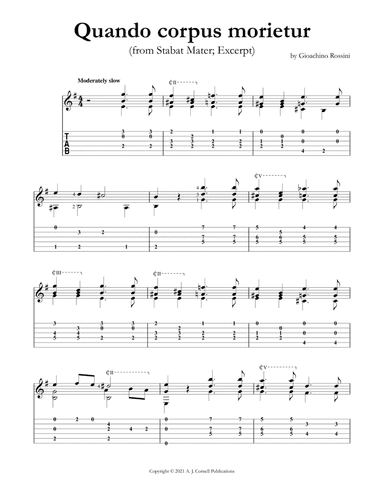 Quando corpus morietur (arr. Mark Phillips)