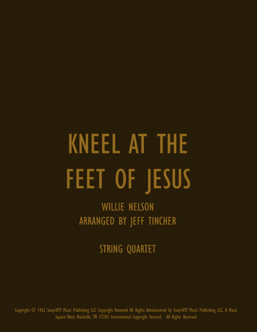 Kneel At The Feet Of Jesus (arr. Jeff Tincher)