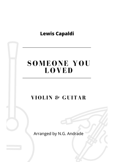 Someone You Loved (arr. N.G. Andrade)