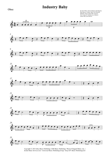 Industry Baby (arr. Wesley S. SIlva)