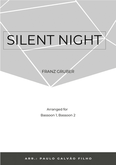 SILENT NIGHT – BASSON DUO (arr. Paulo Galvao Filho)