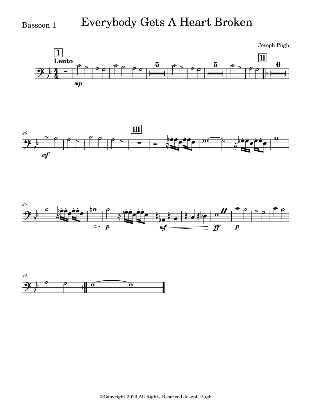 Everybody Gets A Heart Broken (orchestra)