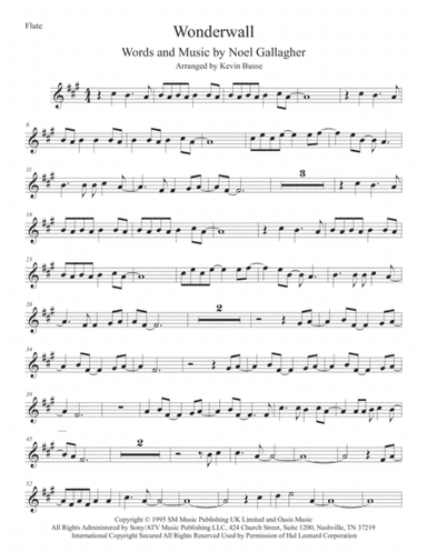 Wonderwall (arr. Kevin Busse)