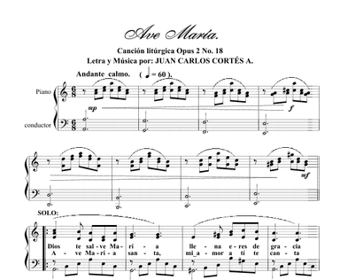 Ave María. Canción Litúrgica