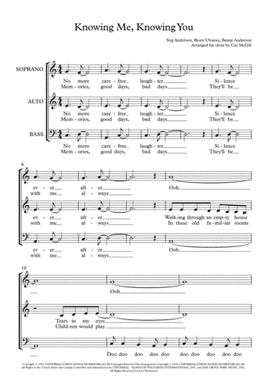 Knowing Me, Knowing You (arr. Cat McGill)