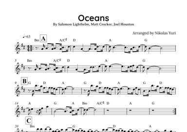 Oceans (where Feet May Fail) (arr. Nikolas Yuri)