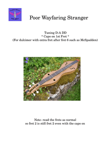 Poor Wayfaring Stranger Mountain Dulcimer solo (arr. Gillian McCoy)