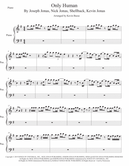 Only Human (arr. Kevin Busse)