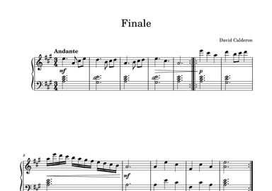 Finale   Opus.1 No.6