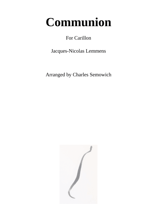 Communion (arr. Charles Semowich)