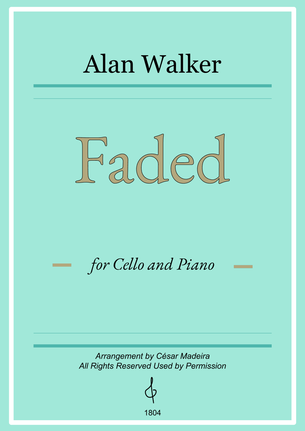 Faded (arr. César Madeira)
