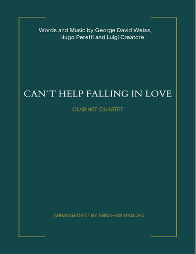 Can't Help Falling In Love (arr. Abraham Maduro)