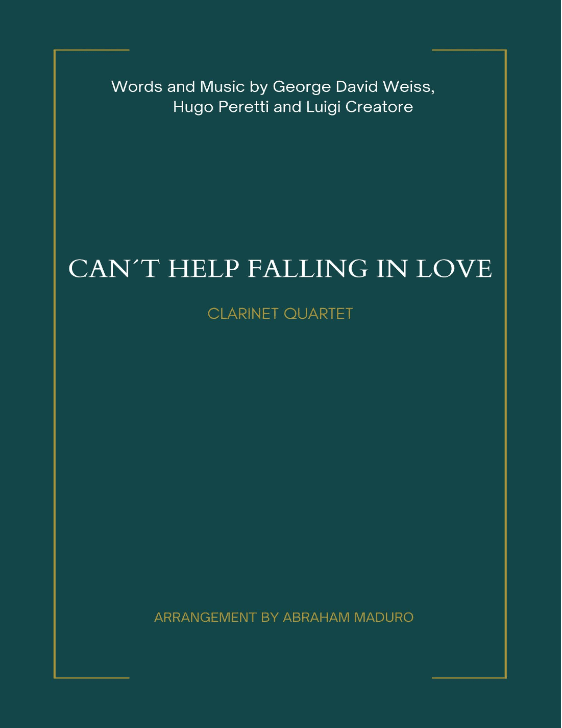 Can't Help Falling In Love (arr. Abraham Maduro)