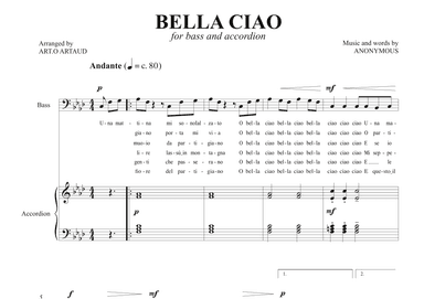 Bella Ciao (arr. Art.o Artaud)
